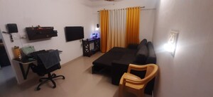 Living Room in 1 BHK Apartment at Cosmos Jewels, Ghodbunder Road – for Rent