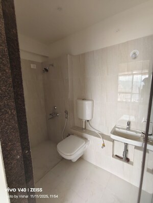 Bathroom in 1 BHK Apartment at Puranik Tokyo Bliss 2, Kasarvadavali – for Rent