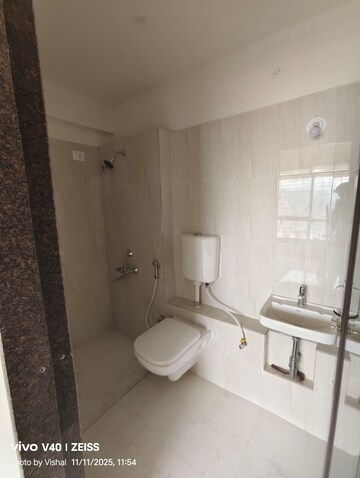 Bathroom in 1 BHK Apartment at Puranik Tokyo Bliss 2, Kasarvadavali – for Rent