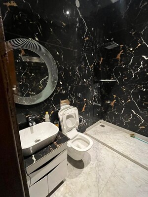 Bathroom in 2 BHK Builder Floor at Aerocity – for Rent