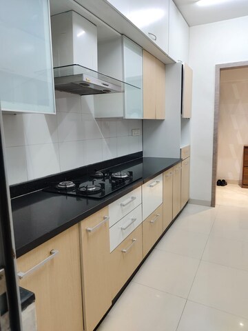 Kitchen in 3 BHK Apartment at DB Woods, Goregaon East – for Rent