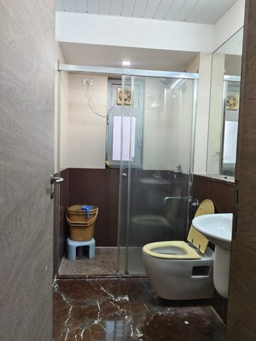 Bathroom in 3 BHK Apartment at DB Woods, Goregaon East – for Rent