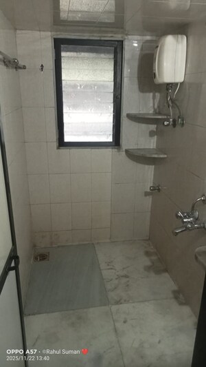 Bathroom in 1 BHK Apartment at Jaydeep Park, Majiwada – for Rent
