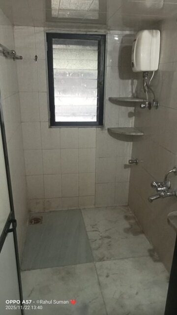 Bathroom in 1 BHK Apartment at Jaydeep Park, Majiwada – for Rent