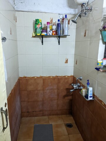 Bathroom in 1 BHK Apartment at Siddhivinayak Shubhashree Residential, Akurdi – for Rent