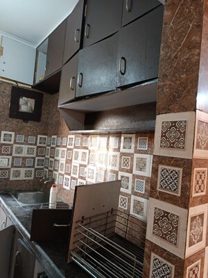 Kitchen in 1 RK Apartment at The Vegas, Sector 16b Dwarka – for Rent