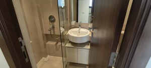 Bathroom in 1 BHK Apartment at Hiranandani Highland, Powai – for Rent