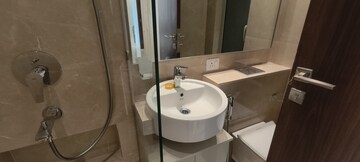 Bathroom in 1 BHK Apartment at Hiranandani Highland, Powai – for Rent