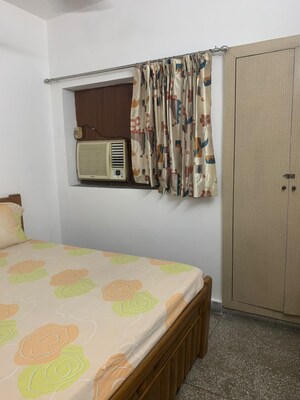 Bedroom in 1.5 BHK Builder Floor at Greater Kailash I – for Rent