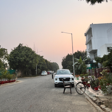 Parking in 4 BHK Villa at Ansal API Charmwood Villas, Muzaffar Nagar Ghusval – for Rent