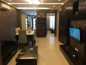 Living Room in 3 BHK Builder Floor at Chittaranjan Park – for Rent