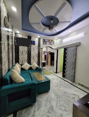 Living Room in 4 BHK Builder Floor at Dilshad Colony – for Sale