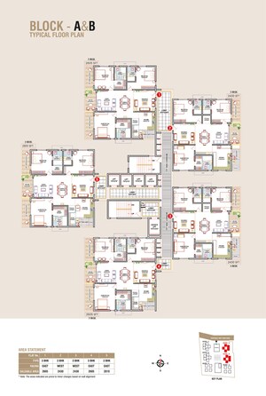 Master Plan in 3 BHK Apartment at Supadha Gamya, Tellapur – for Sale