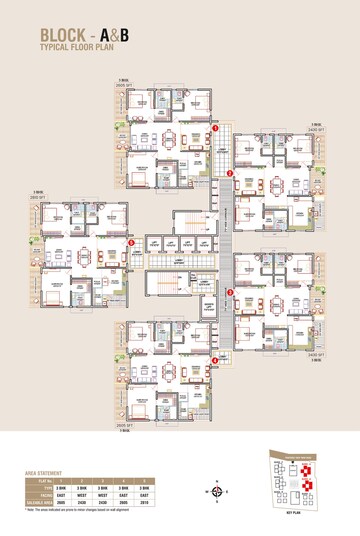 Master Plan in 3 BHK Apartment at Supadha Gamya, Tellapur – for Sale