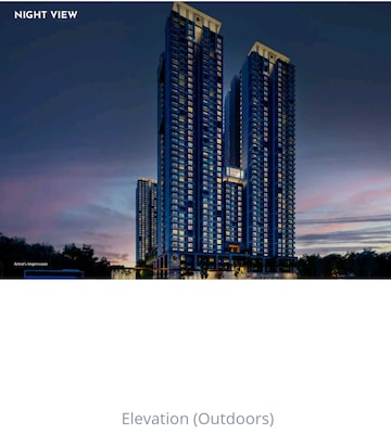 3 BHK Apartment – Exterior View View at Prestige Clairemont, Kokapet - for Sale