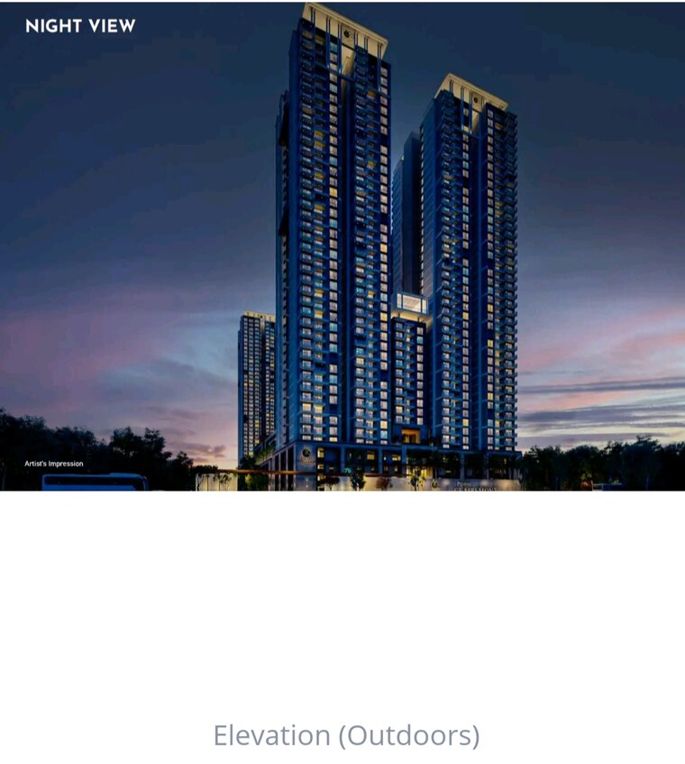 Exterior View, prestige-clairemont 3 Bedroom 1989 Sq.Ft. Apartment In Kokapet Hyderabad 9609821