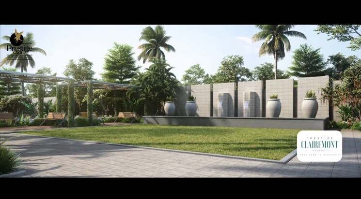 Garden, prestige-clairemont 3 Bedroom 1989 Sq.Ft. Apartment In Kokapet Hyderabad 9609821