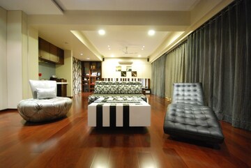 Living Room in 3 BHK Apartment at Platinum Emporius, Ulwe – for Rent