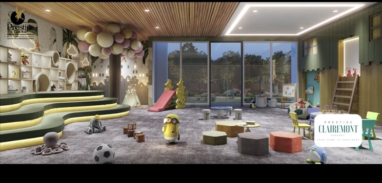 Living Room, prestige-clairemont 3 Bedroom 2257 Sq.Ft. Apartment In Kokapet Hyderabad 9609826