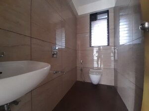 Bathroom in 3 BHK Apartment at Chandak 34 Park Estate, Goregaon West – for Rent
