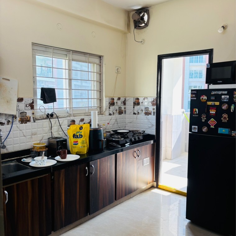 Kitchen, madhapur 2 Bedroom 1235 Sq.Ft. Builder Floor In Madhapur Hyderabad 9609845