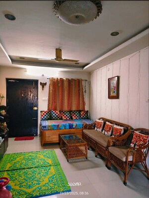 Living Room in 2.5 BHK Apartment at Rainbow Vistas, Hi Tech City – for Rent