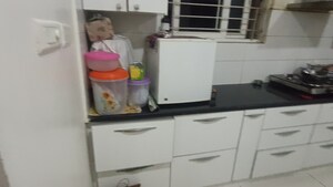 Kitchen in 3 BHK Apartment at Cybercity Rainbow Vistas Rock Gardens, Hi Tech City – for Rent