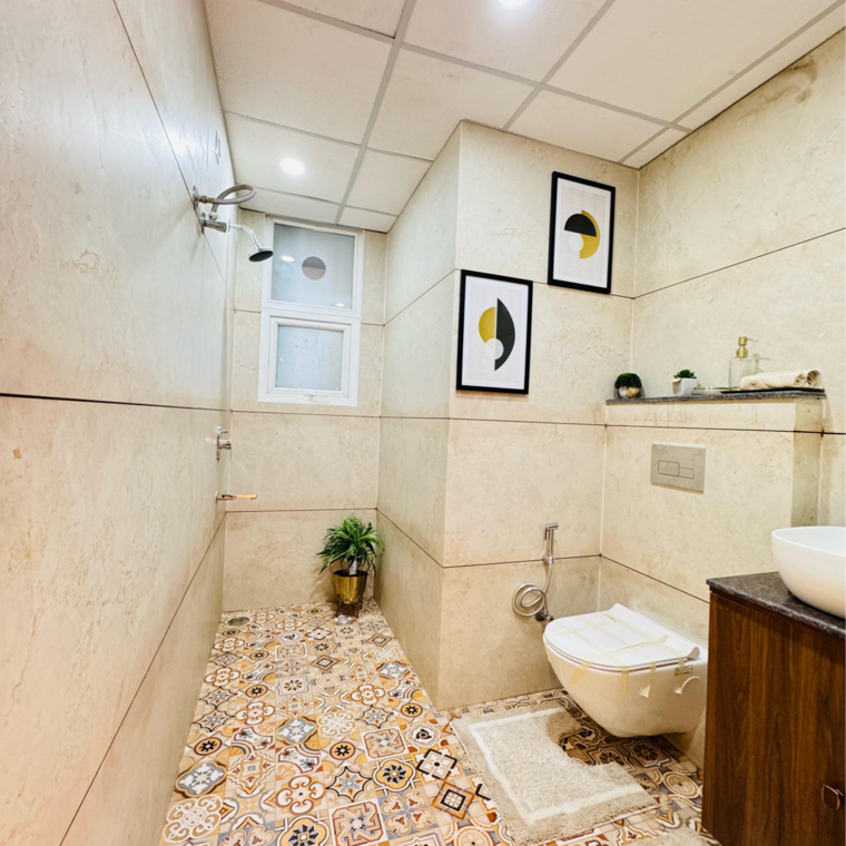 Attached Bathroom, nagla road 3 Bedroom 1750 Sq.Ft. Apartment In Nagla Road Zirakpur 9609902