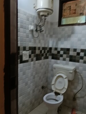 Bathroom in 2 BHK Builder Floor at Neb Sarai – for Rent
