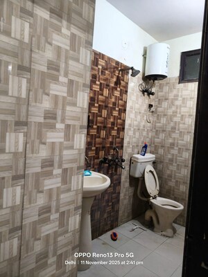 Bathroom in 2.5 BHK Builder Floor at New Ashok Nagar – for Rent