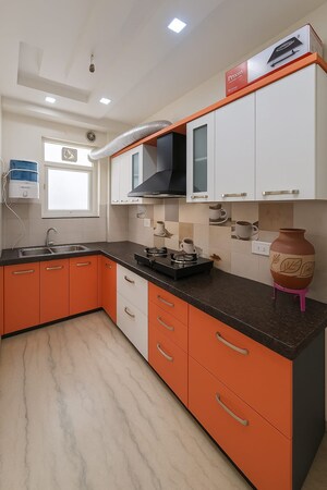 Kitchen in 2 BHK Builder Floor at RWA Residential Society Sector 46, Sector 46 – for Rent