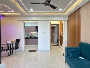Building Lobby in 2 BHK Apartment at Majestique Marbella Phase 1, Kharadi – for Rent