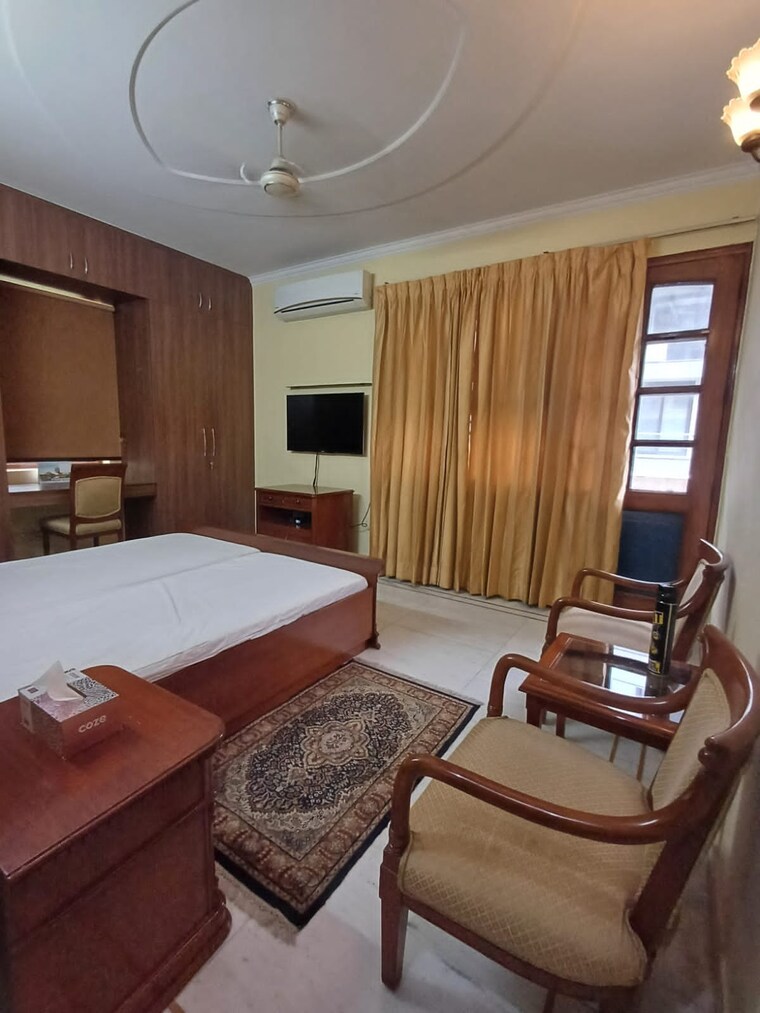 Bedroom, greater kailash i 3 Bedroom 1800 Sq.Ft. Builder Floor In Greater Kailash I Delhi 9610054