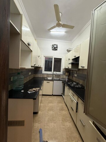 Kitchen in 3 BHK Builder Floor at Kalkaji – for Rent