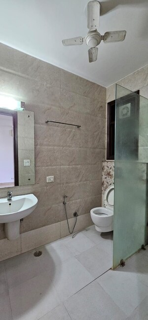 Bathroom in 3 BHK Builder Floor at Greater Kailash I – for Rent
