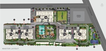 Master Plan in 3 BHK Apartment at Vilas Javdekar Palladio Balewadi Central, Balewadi – for Sale