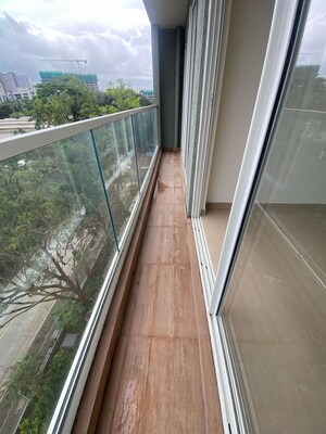 Balcony in 2 BHK Apartment at Indiabulls One Indiabulls, Pokhran Road No Two – for Rent