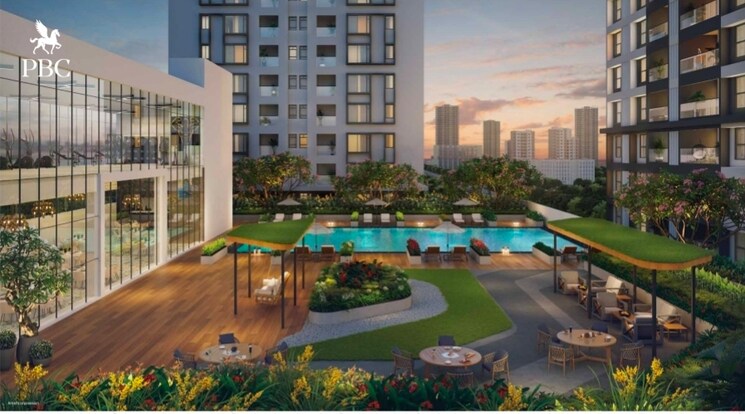 Swimming Pool, vilas-javdekar-palladio-balewadi-central 3 Bedroom 1125 Sq.Ft. Apartment In Balewadi Pune 9610103