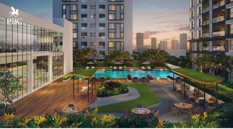 Swimming Pool, vilas-javdekar-palladio-balewadi-central 3 Bedroom 1125 Sq.Ft. Apartment In Balewadi Pune 9610103