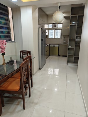 Kitchen in 3 BHK Apartment at One Hiranandani Park Barrington, Ghodbunder Road – for Rent