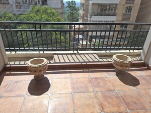 Balcony in 3 BHK Apartment at Banjara Hills – for Rent