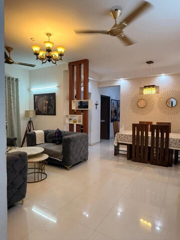 Living Room in 2.5 BHK Apartment at Geotech Pristine Avenue, Sector 16c Greater Noida – for Rent