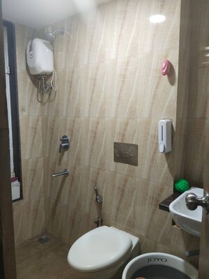 Bathroom in 1 BHK Apartment at Lodha Amara, Kolshet Road – for Rent