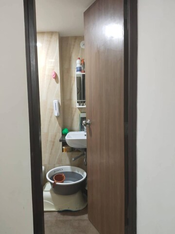 Bathroom in 1 BHK Apartment at Lodha Amara, Kolshet Road – for Rent