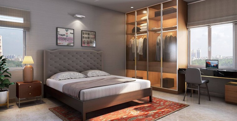 Bedroom, brigade-citadel-phase-ii 3 Bedroom 1800 Sq.Ft. Apartment In Moti Nagar Hyderabad 9610187