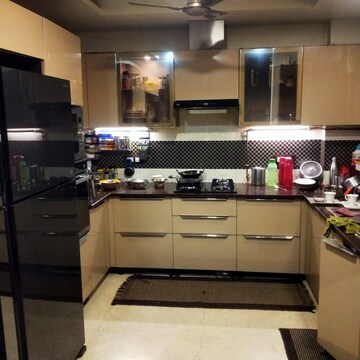 Kitchen in 3 BHK Apartment at Greater Kailash I – for Sale