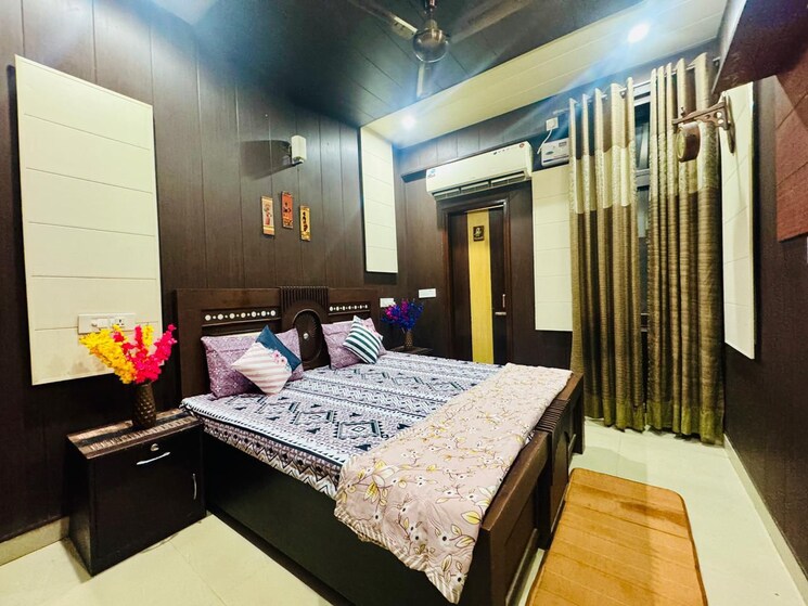 Bedroom, guru-nanak-enclave 2 Bedroom 1000 Sq.Ft. Builder Floor In Dhakoli Zirakpur 9610327