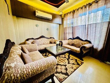 Living Room in 2 BHK Builder Floor at Guru Nanak Enclave, Dhakoli – for Rent