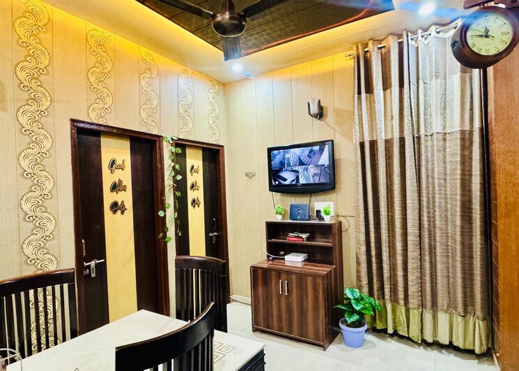 Living Room, guru-nanak-enclave 2 Bedroom 1000 Sq.Ft. Builder Floor In Dhakoli Zirakpur 9610327
