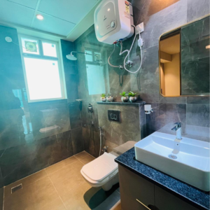 Bathroom in 3 BHK Apartment at High Ground – for Sale